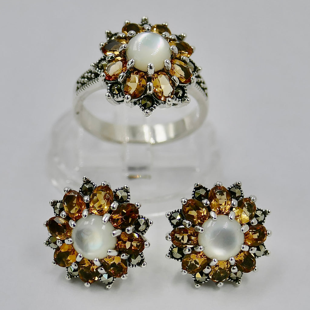 Set ring earrings